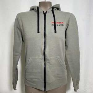 Honda R&D Innovation Employee Issue Full Zip Gray Hoodie Women's MEDIUM